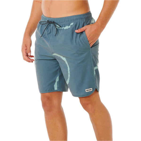 2026 Rip Curl Männer Pacific Rinse Dye Volley Boardshorts 0EEMBO - Moss